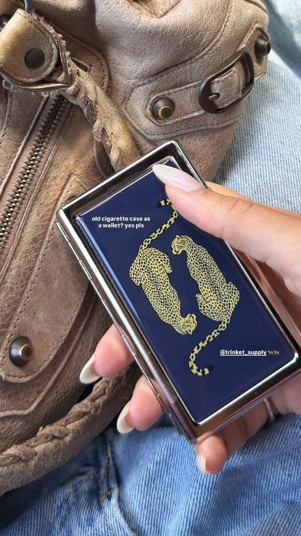 Customer Instagram story — Trinket tin wallet