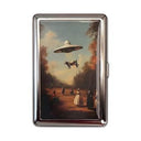 Bovine Abduction Tin Cardholder Wallet