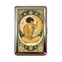 Crescent Bouquet Tin Cardholder Wallet