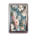 Porcelain Bloom Tin Cardholder Wallet