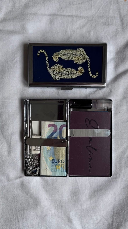 Customer Instagram story — Trinket tin wallet
