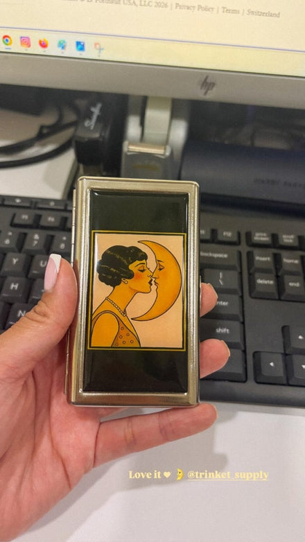 Customer Instagram story — Trinket tin wallet