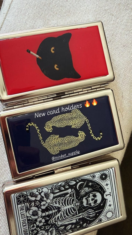 Customer Instagram story — Trinket tin wallet